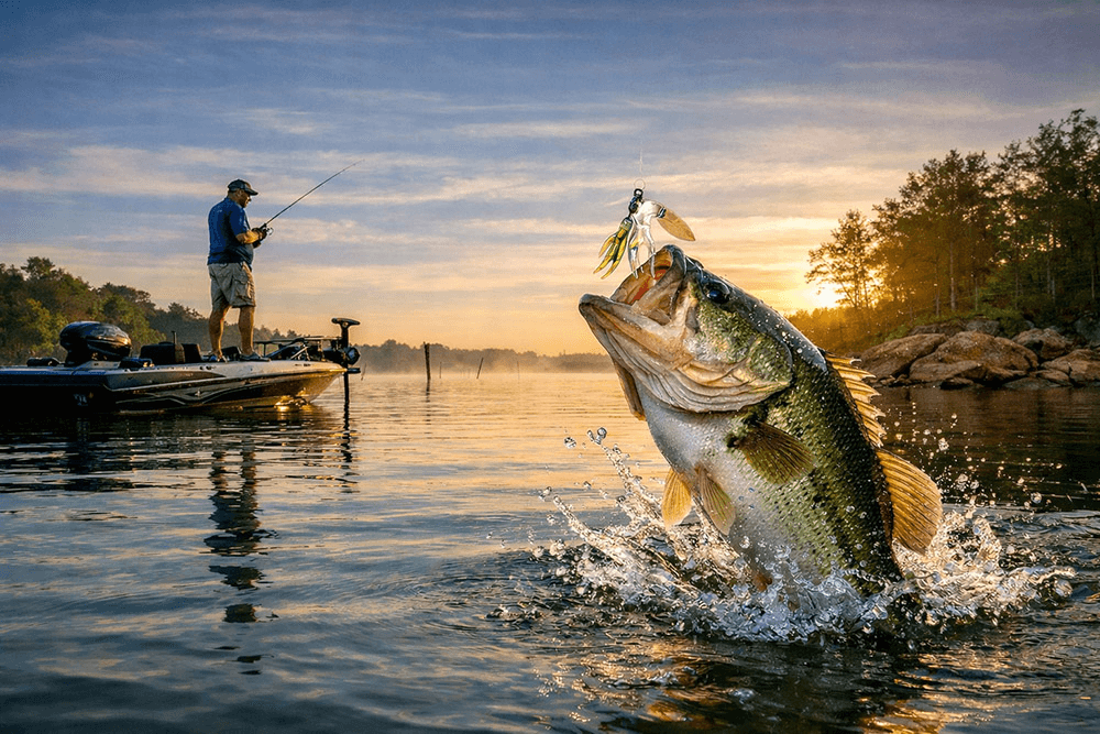 Lake Hartwell Good for Largemouth Bass Fishing